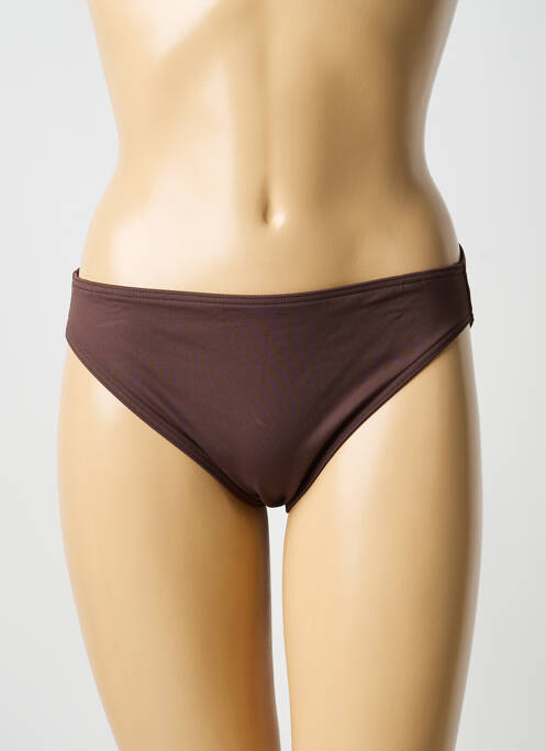 Bas de maillot de bain culotte culotte marron IODUS femme