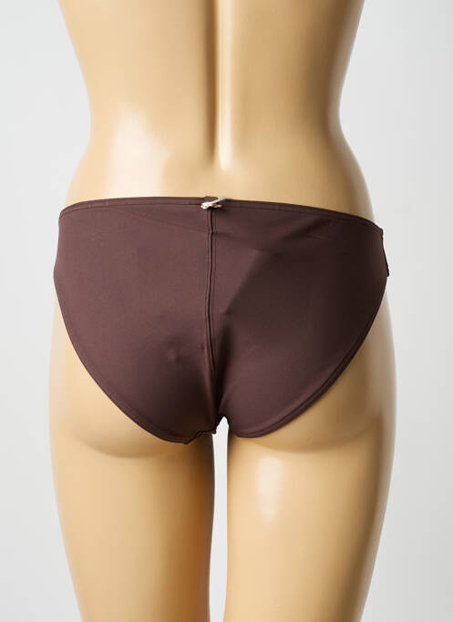 Bas de maillot de bain culotte culotte marron IODUS femme