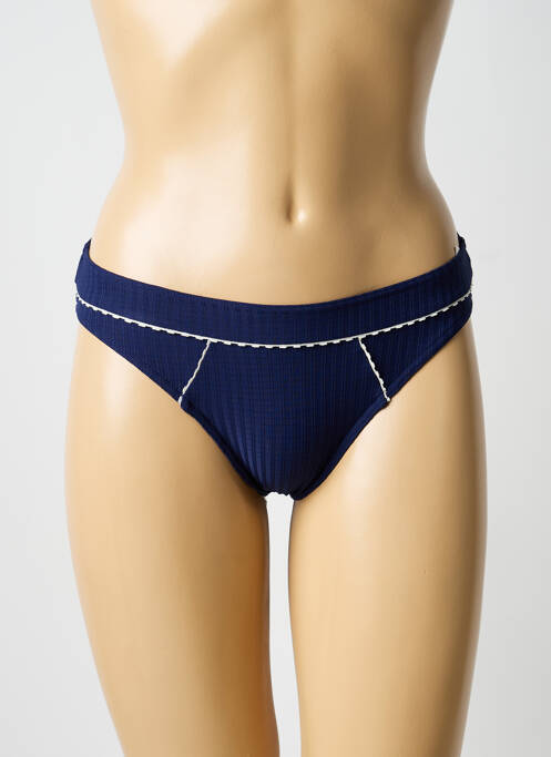 Bas de maillot de bain culotte culotte bleu HUIT femme