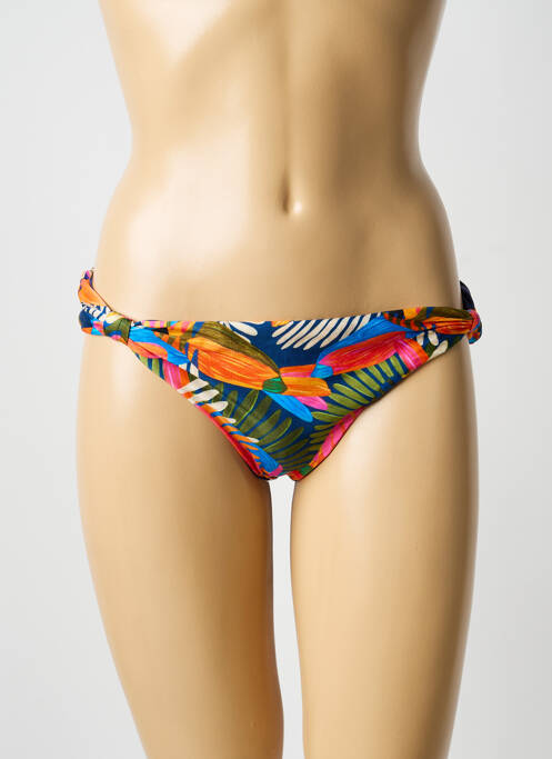 Bas de maillot de bain imprimé fantaisie culotte vert RIO DE SOL femme