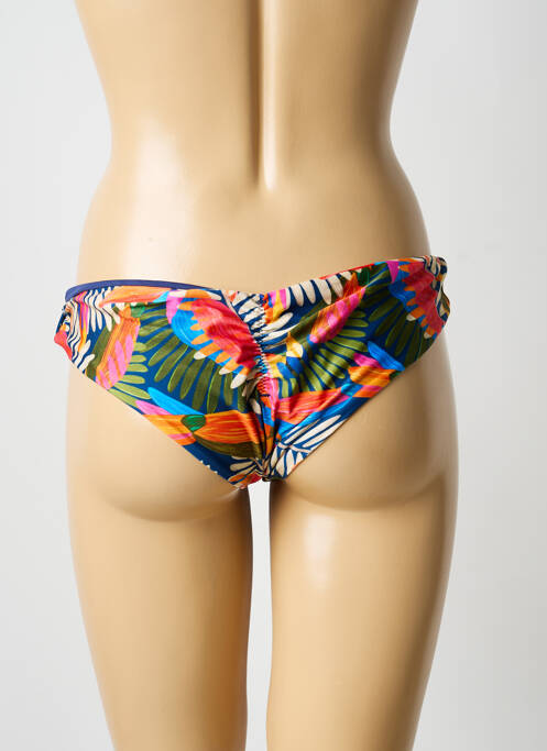 Bas de maillot de bain imprimé fantaisie culotte vert RIO DE SOL femme