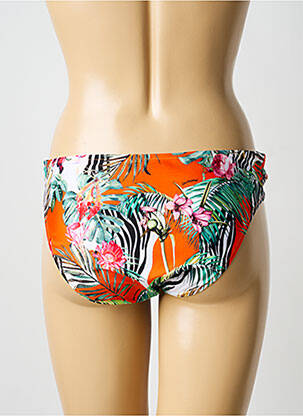 Bas de maillot de bain imprimé fantaisie culotte vert LISE CHARMEL femme