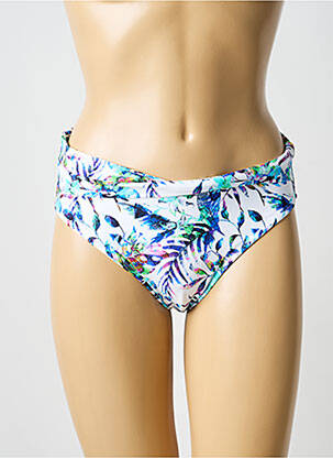 Bas de maillot de bain imprimé fantaisie culotte bleu FANTASIE femme