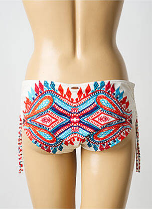 Bas de maillot de bain imprimé fantaisie culotte blanc BLUELOBSTER femme