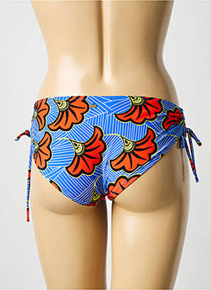 Bas de maillot de bain imprimé fantaisie culotte bleu BLUELOBSTER femme