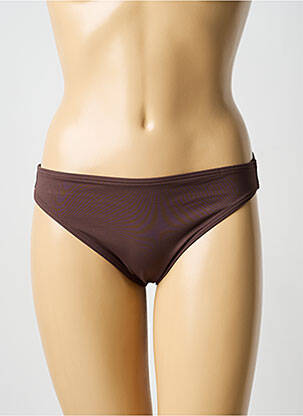 Bas de maillot de bain culotte culotte marron IODUS femme