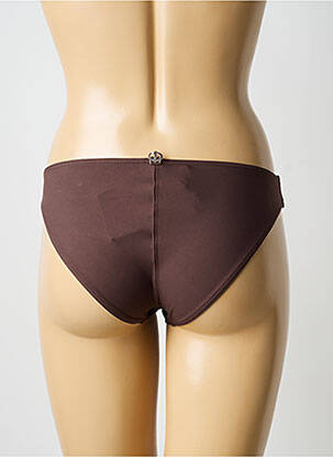 Bas de maillot de bain culotte culotte marron IODUS femme