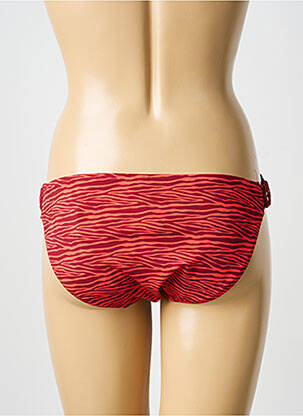 Bas de maillot de bain effet matière satinée culotte rouge LINGADORE femme