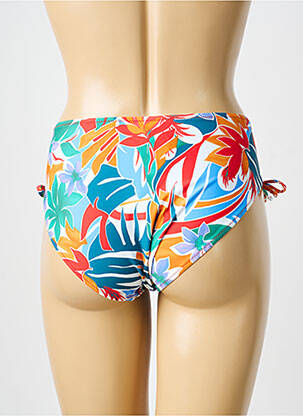 Bas de maillot de bain imprimé fantaisie culotte bleu ANTIGEL femme
