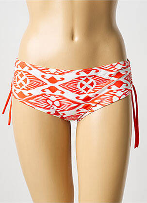 Bas de maillot de bain imprimé fantaisie culotte orange BLUELOBSTER femme