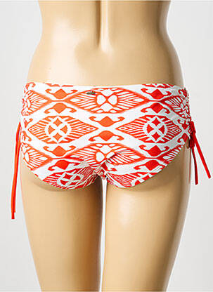 Bas de maillot de bain imprimé fantaisie culotte orange BLUELOBSTER femme