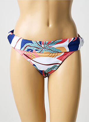 Bas de maillot de bain imprimé fantaisie culotte bleu BLUELOBSTER femme