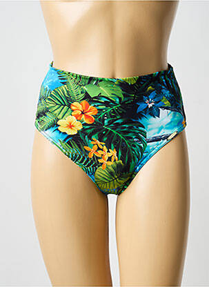 Bas de maillot de bain vert GRAIN DE SABLE femme