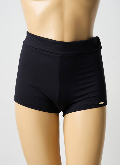 Bas de maillot de bain short noir GRAIN DE SABLE femme