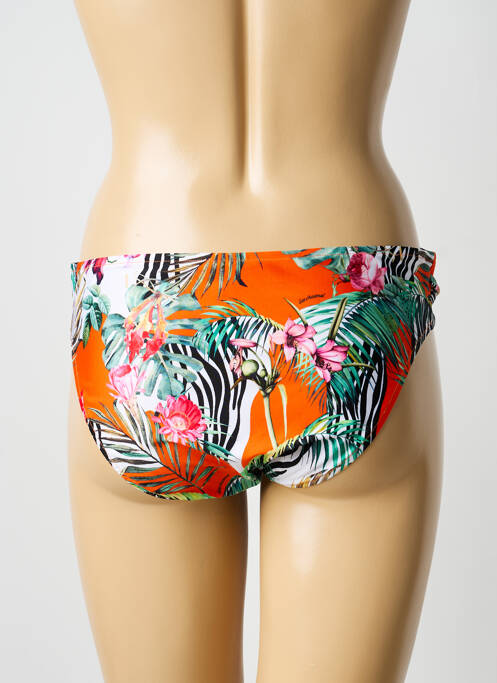 Bas de maillot de bain imprimé fantaisie culotte vert LISE CHARMEL femme