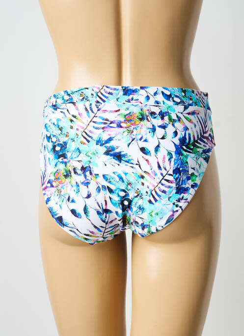 Bas de maillot de bain imprimé fantaisie culotte bleu FANTASIE femme