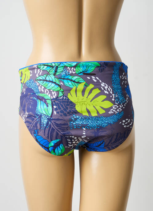 Bas de maillot de bain imprimé fantaisie culotte bleu SIMONE PERELE femme