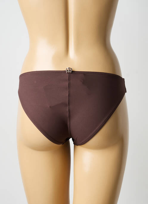 Bas de maillot de bain culotte culotte marron IODUS femme