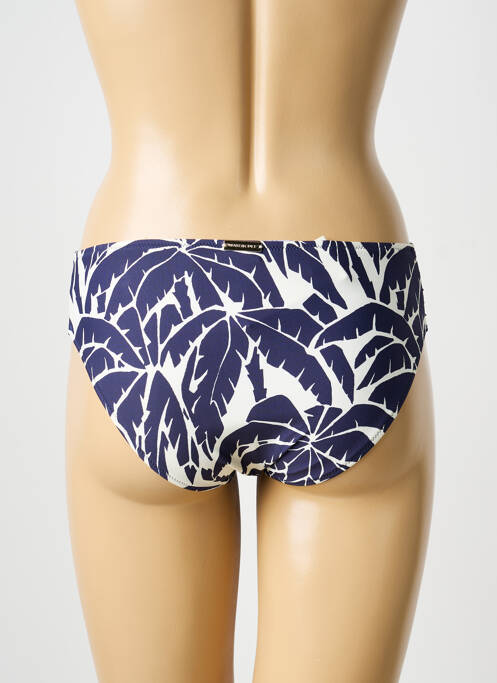 Bas de maillot de bain imprimé fantaisie culotte bleu WATERCULT femme