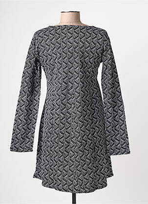 Robe courte manches longues manches longues noir BAMBOO'S femme