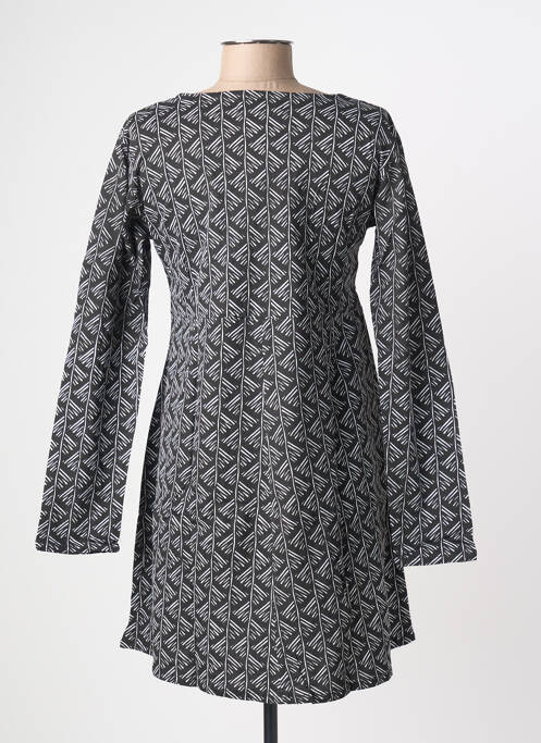 Robe courte manches longues manches longues noir BAMBOO'S femme