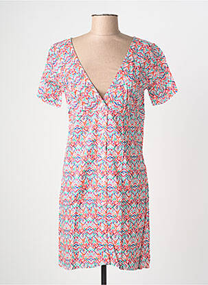 Tunique manches courtes col v rose SINOE BY BAMBOO'S femme