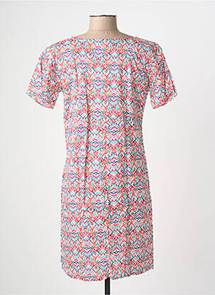 Tunique manches courtes col v rose SINOE BY BAMBOO'S femme