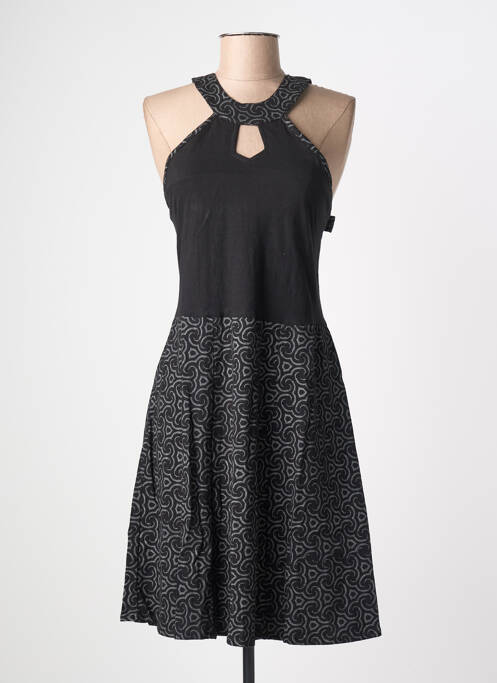 Robe mi-longue noir BAMBOO'S femme