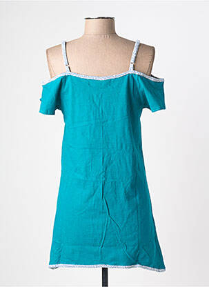 Top stretch manches courtes bleu BAMBOO'S femme