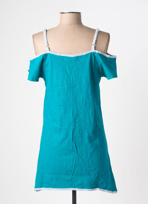 Top stretch manches courtes bleu BAMBOO'S femme