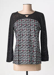 T-shirt manches longues manches longues noir BAMBOO'S femme