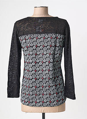 T-shirt manches longues manches longues noir BAMBOO'S femme