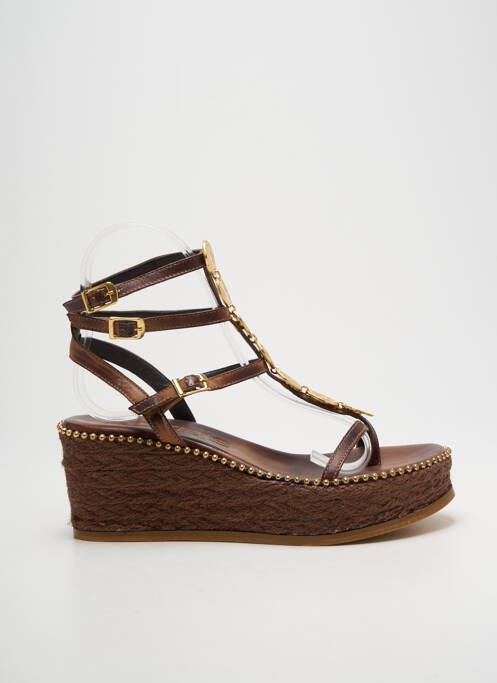 Tongs marron KOTRIS femme