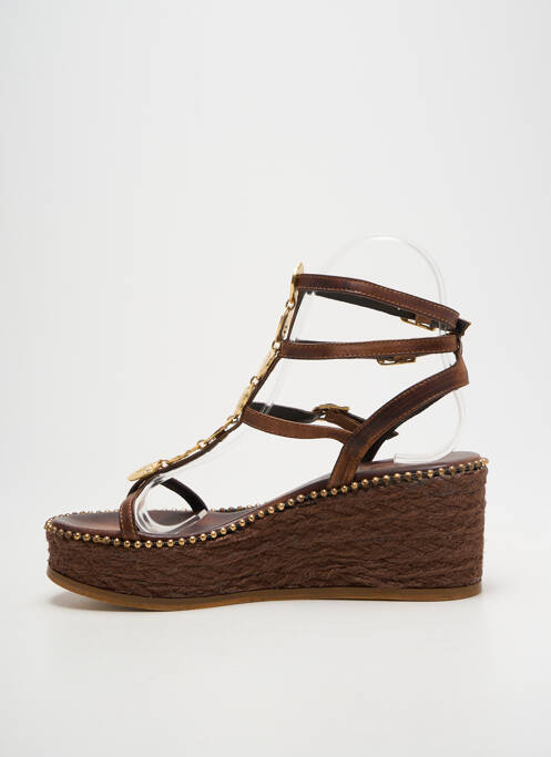 Tongs marron KOTRIS femme