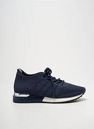 Baskets bout rond talon plat jusqu'à 3cm bleu REQINS femme