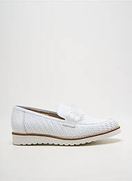 Mocassins type de semelle amortissante talon plat jusqu'à 3cm blanc MYMA femme