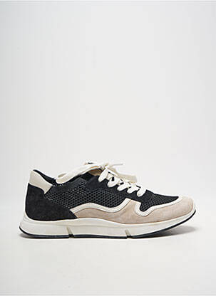 Baskets semelle amovible talon plat jusqu'à 3cm noir ADIGE femme