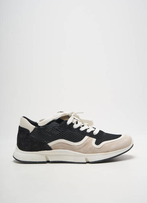Baskets semelle amovible talon plat jusqu'à 3cm noir ADIGE femme