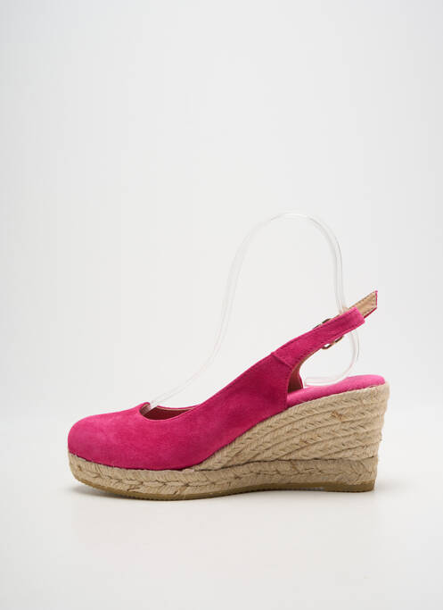 Sandales/nu pieds talon compensé talon de 7 à 9cm rose TONI PONS femme