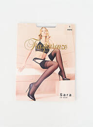 Bas stretch noir TRASPARENZE femme