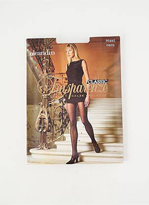 Collants stretch noir TRASPARENZE femme