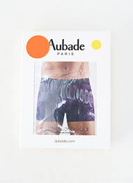Boxer stretch violet AUBADE homme