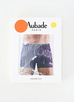 Boxer stretch violet AUBADE homme