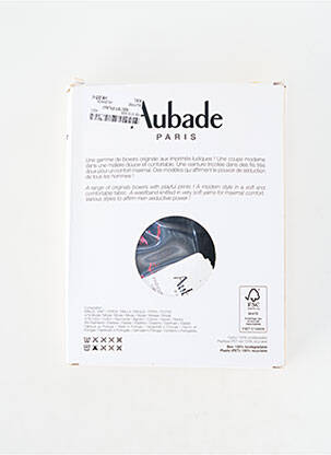 Boxer imprimé fantaisie bleu AUBADE homme