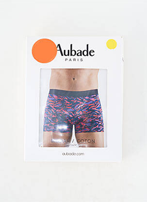Boxer imprimé fantaisie bleu AUBADE homme