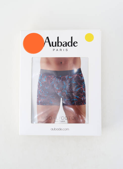 Boxer imprimé fantaisie bleu AUBADE homme