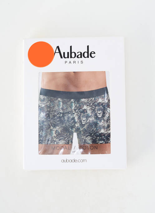 Boxer imprimé fantaisie noir AUBADE homme