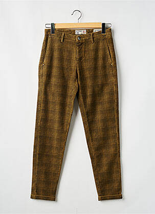 Pantalon chino imprimé imprimé prince de galle taille normale vert FIFTY FOUR homme