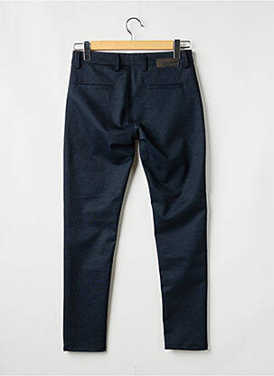 Pantalon chino tissage chiné taille normale bleu FIFTY FOUR homme