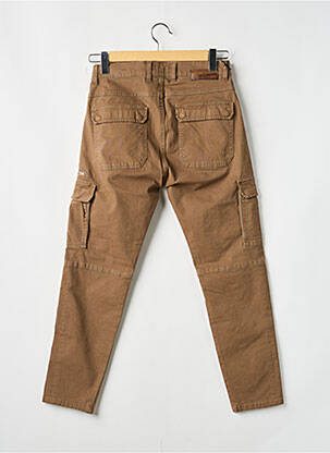Pantalon cargo slim taille normale marron FIFTY FOUR homme